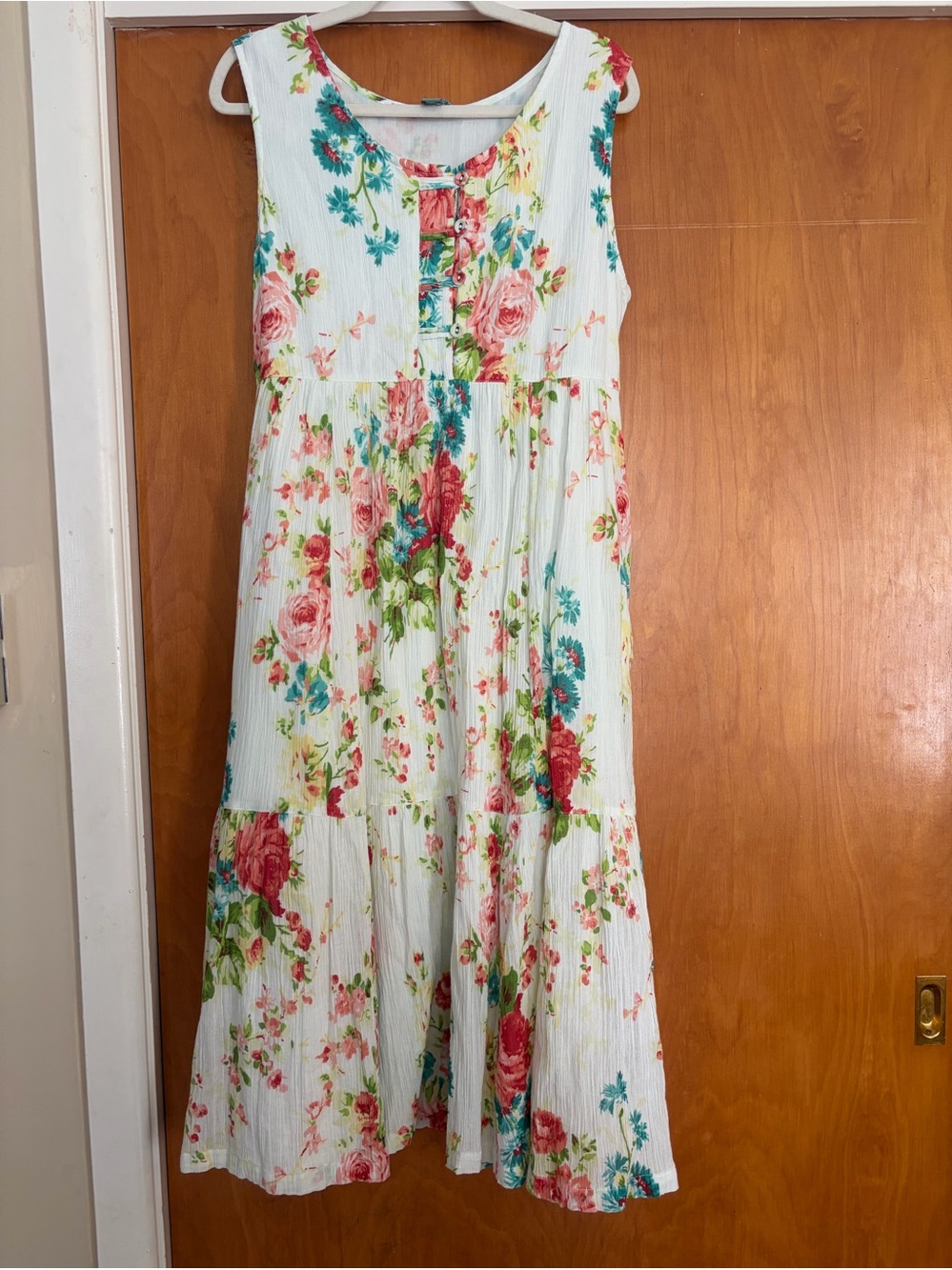 April Cornell sundress, Maritime Bouquet, size medium